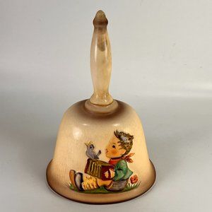 Vtg MJ Hummel Goebel Bell Lets Sing First Edition Bas Relief Germany 70s TMK 5
